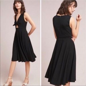 Hutch Black A Line Cut Out Dress
